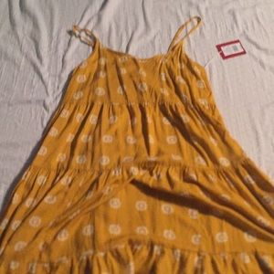 Yellow/ orange sunflower sundress